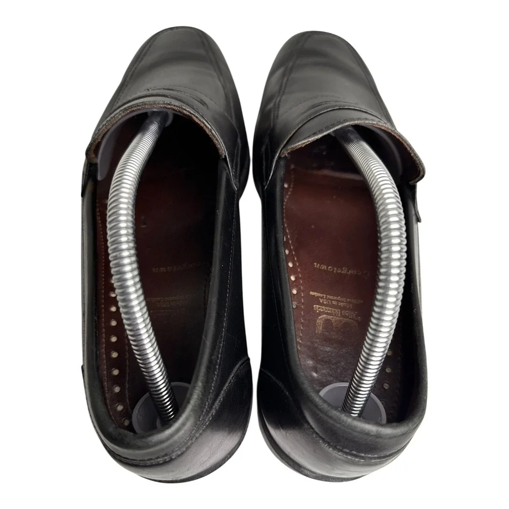 Allen Edmonds‎ Georgetown Black Leather Penny Loafers Mens 10D Made USA